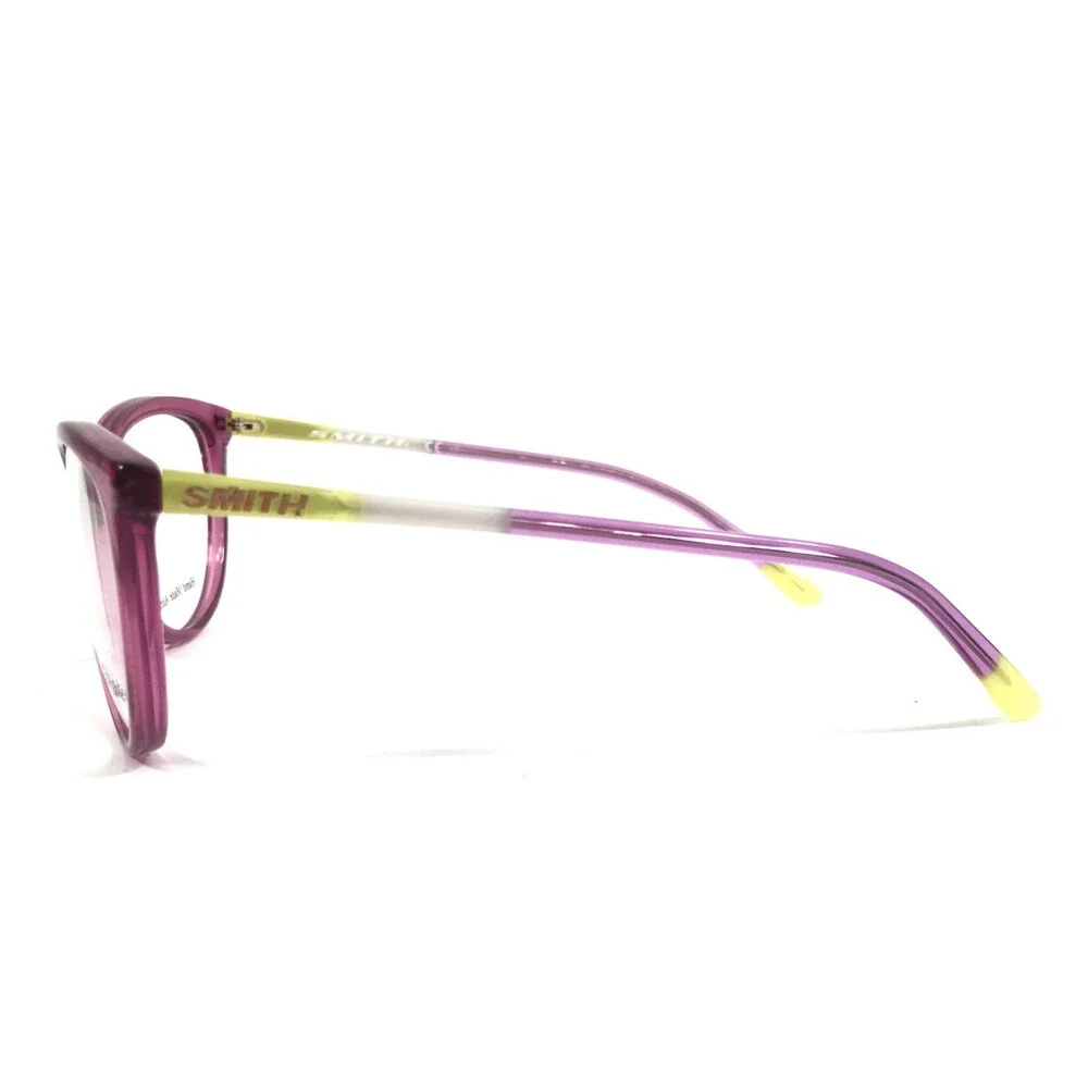 Smith Eyeglasses Frames ETTA Rose 4RA Clear Pink Green Purple Cat Eye 52-16-135 - Picture 6 of 12